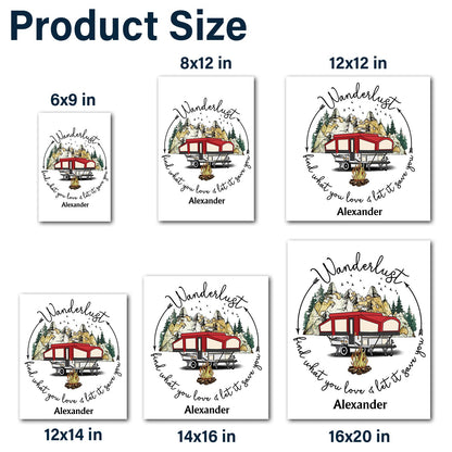 And Into The Forest I Go To - Gift For Camping Lovers - Personalized Camping Decal, Decor Decal