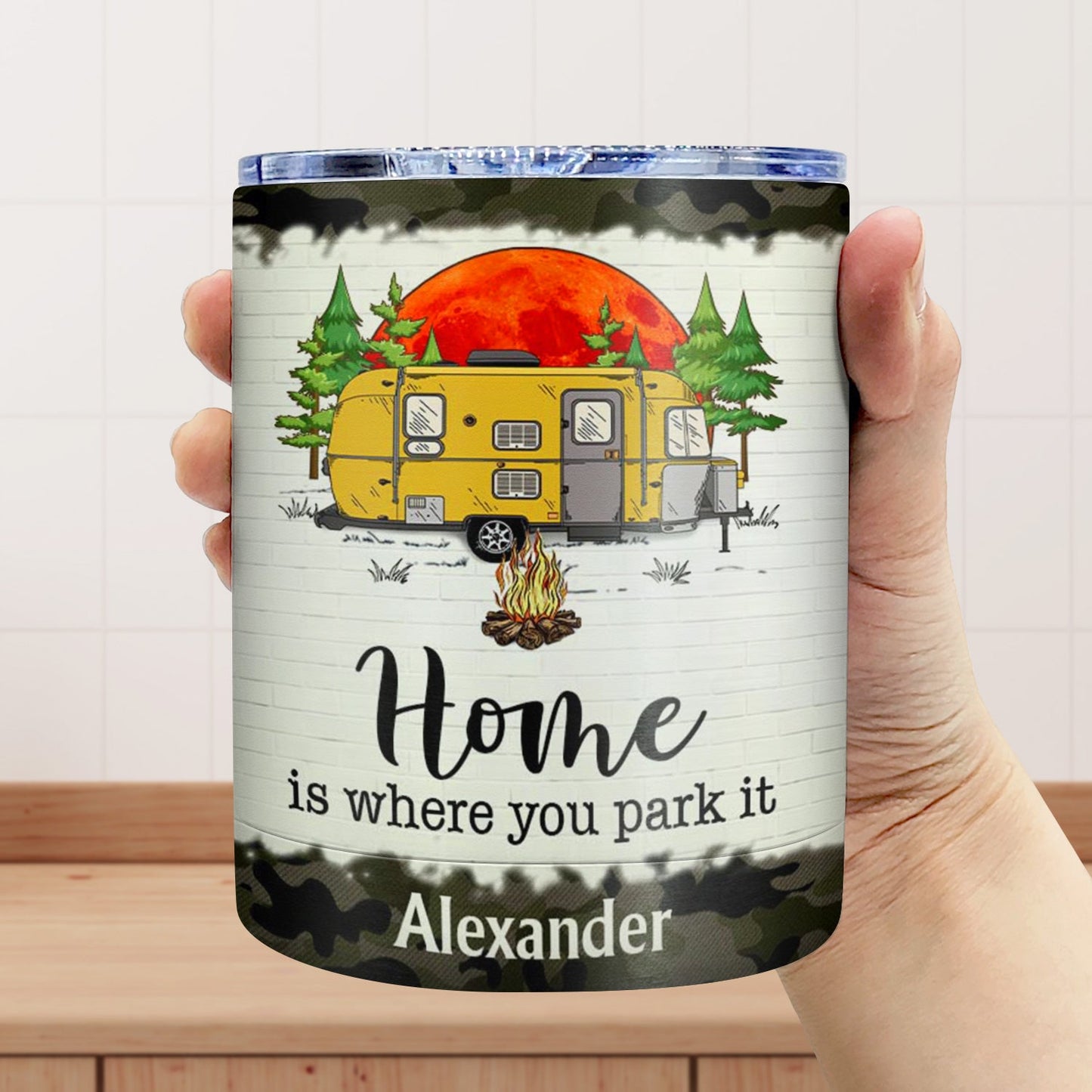 And Into The Forest I Go To - Gift For Camping Lovers - Personalized Lowball Tumbler