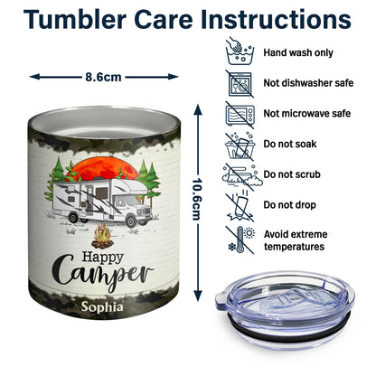 And Into The Forest I Go To - Gift For Camping Lovers - Personalized Lowball Tumbler