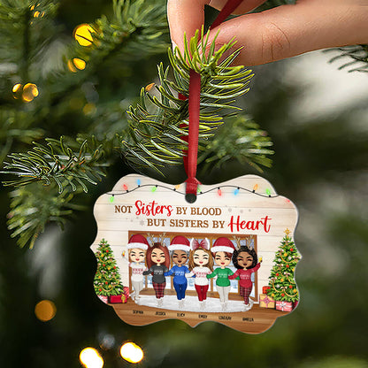 Best Friends There Is No Greater Gift Than Friendship  - Christmas Gift For BFF And Sibling - Personalized Custom Aluminum Ornament