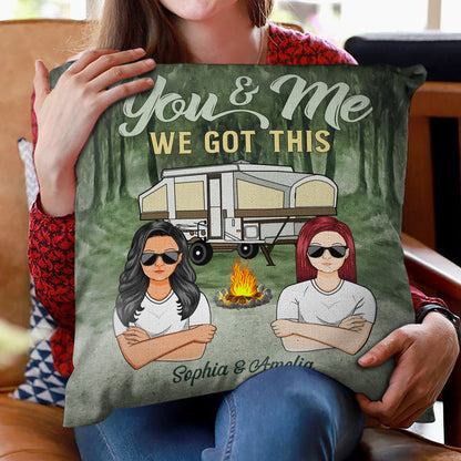 Sorry For What I Said - Camping Couple Gift - Personalized Custom Pillow