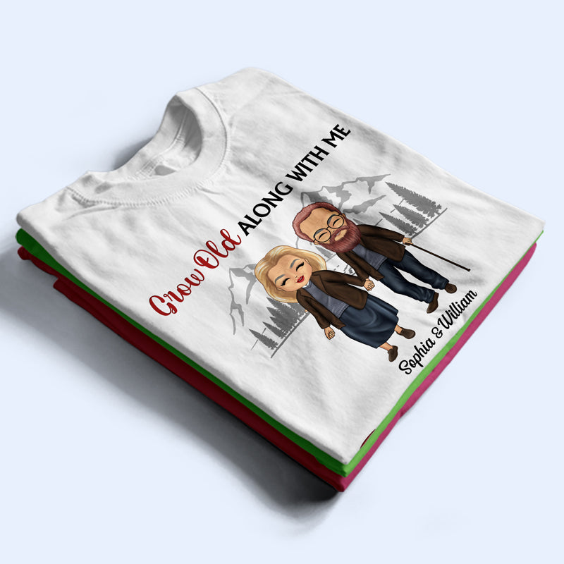 Family Couple I Want To Grow Old With You - Gift For Couples - Personalized Custom Hoodie