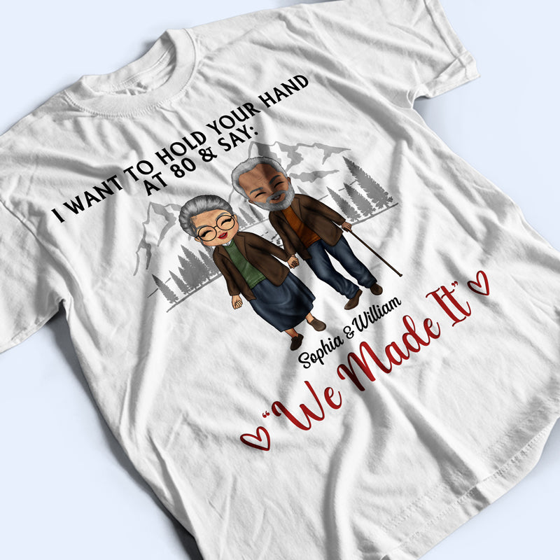 Family Couple I Want To Grow Old With You - Gift For Couples - Personalized Custom Hoodie