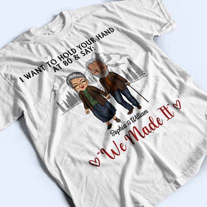 Family Couple I Want To Grow Old With You - Gift For Couples - Personalized Custom Hoodie