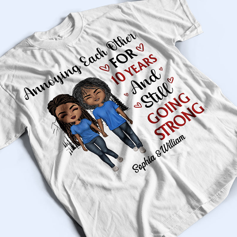 Family Couple Annoying Each Other For Year - Gift For Couples - Personalized Custom Hoodie