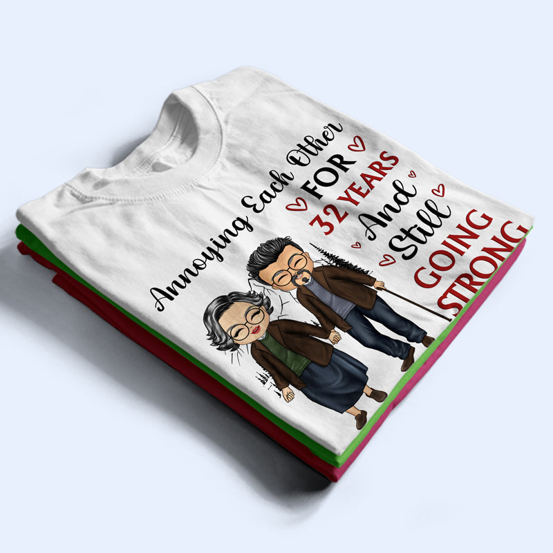 Family Couple Annoying Each Other For Year - Gift For Couples - Personalized Custom Hoodie