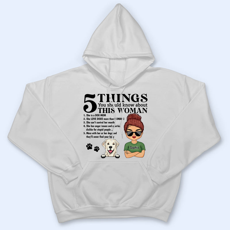 5 Things You Should Know About Dog Mom Dog Dad White - Personalized Custom T Shirt