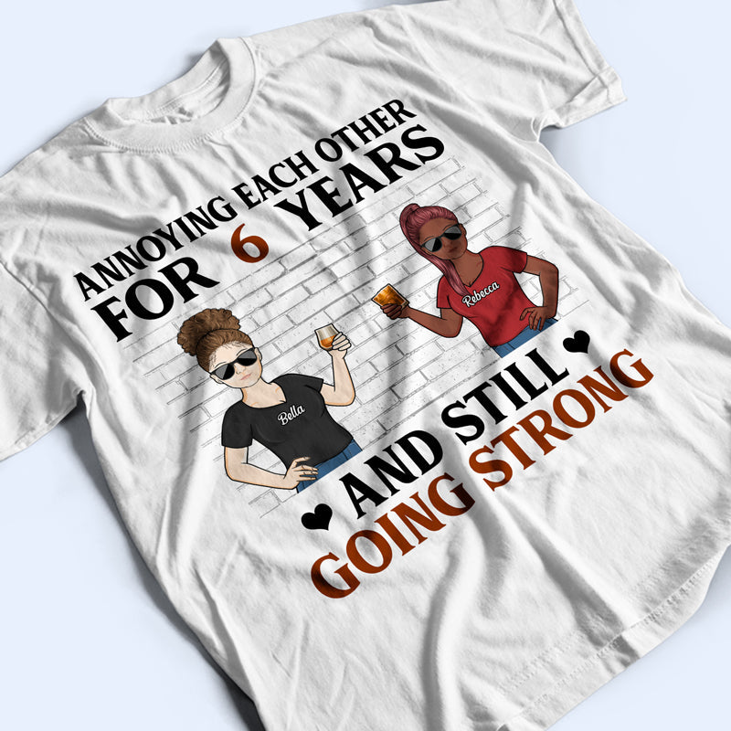 Annoying Each Other Couple Husband Wife - Anniversary Gift- Personalized Custom T Shirt