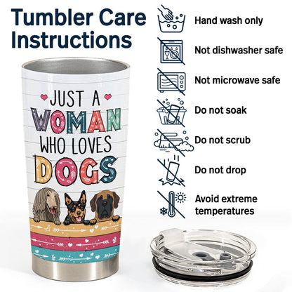 Life Is Better With Dogs Dog Mom - Personalized Custom Tumbler