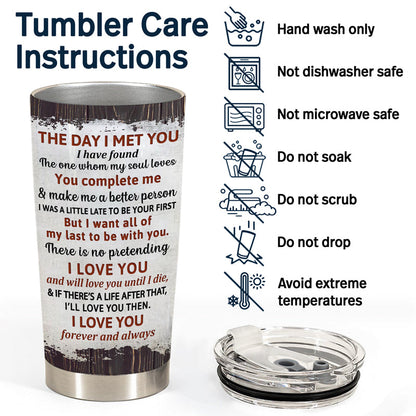 Family Couple I Choose You - Gift For Couples - Personalized Custom Tumbler