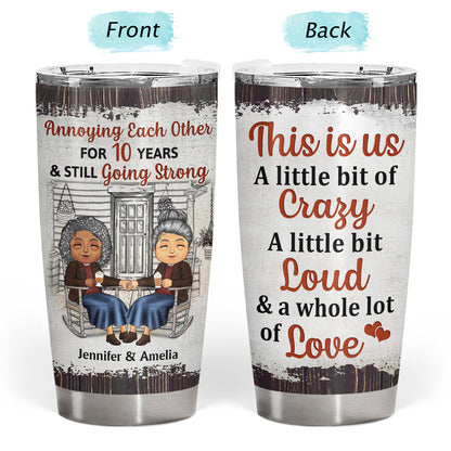 Family Old Couple The Day I Met You - Couple Gift - Personalized Custom Tumbler