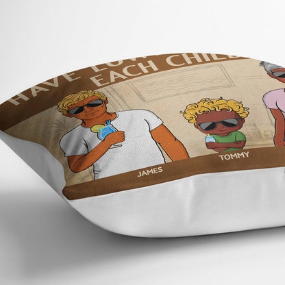 Please Excuse The Mess Our Standards Have Lowered With Each Child Couple Husband Wife Family - Personalized Custom Pillow