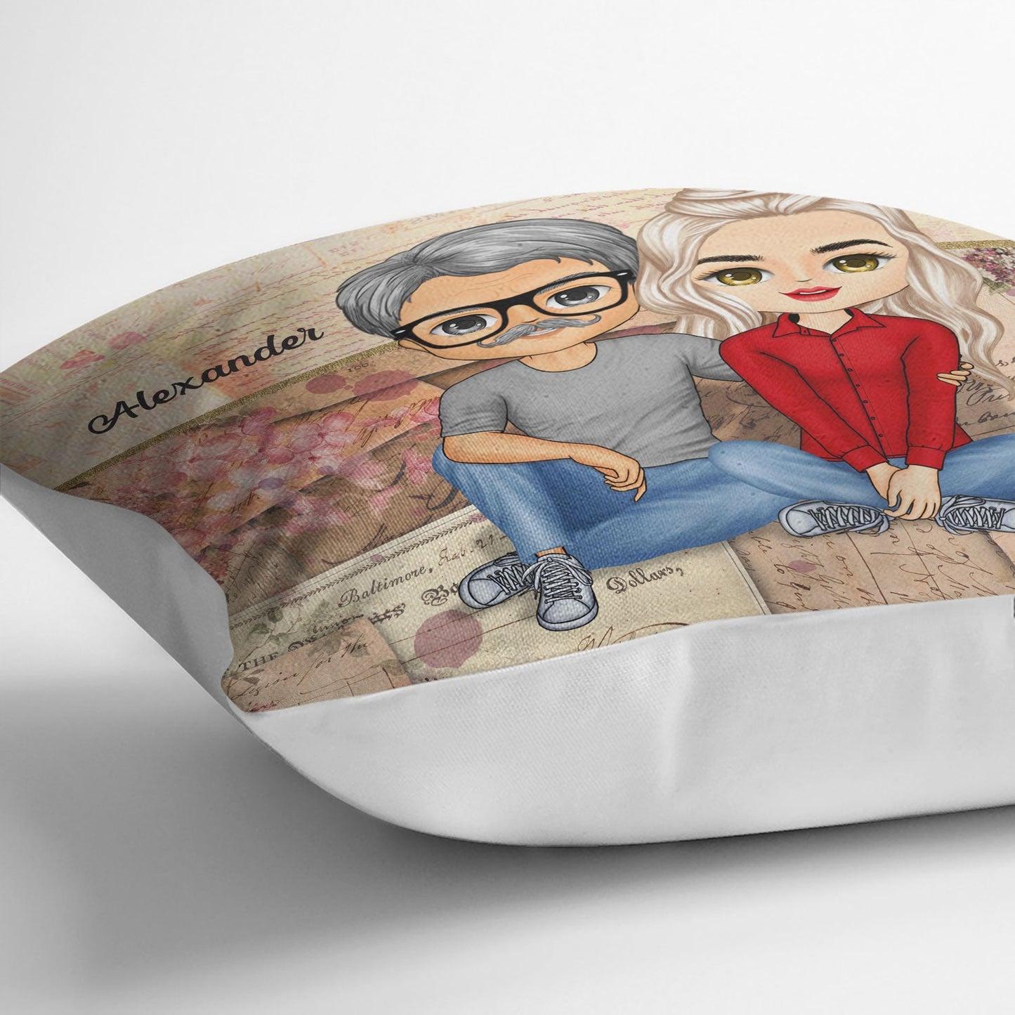 Together Since Family Husband Wife - Couple Gift - Personalized Custom Pillow