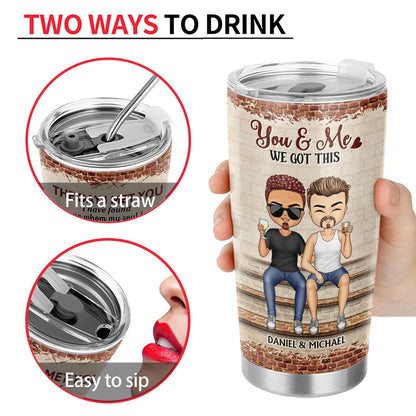 The Day I Met You I Have Found The One Whom My Soul Loves Husband Wife - Gift For Couples - Personalized Custom Tumbler