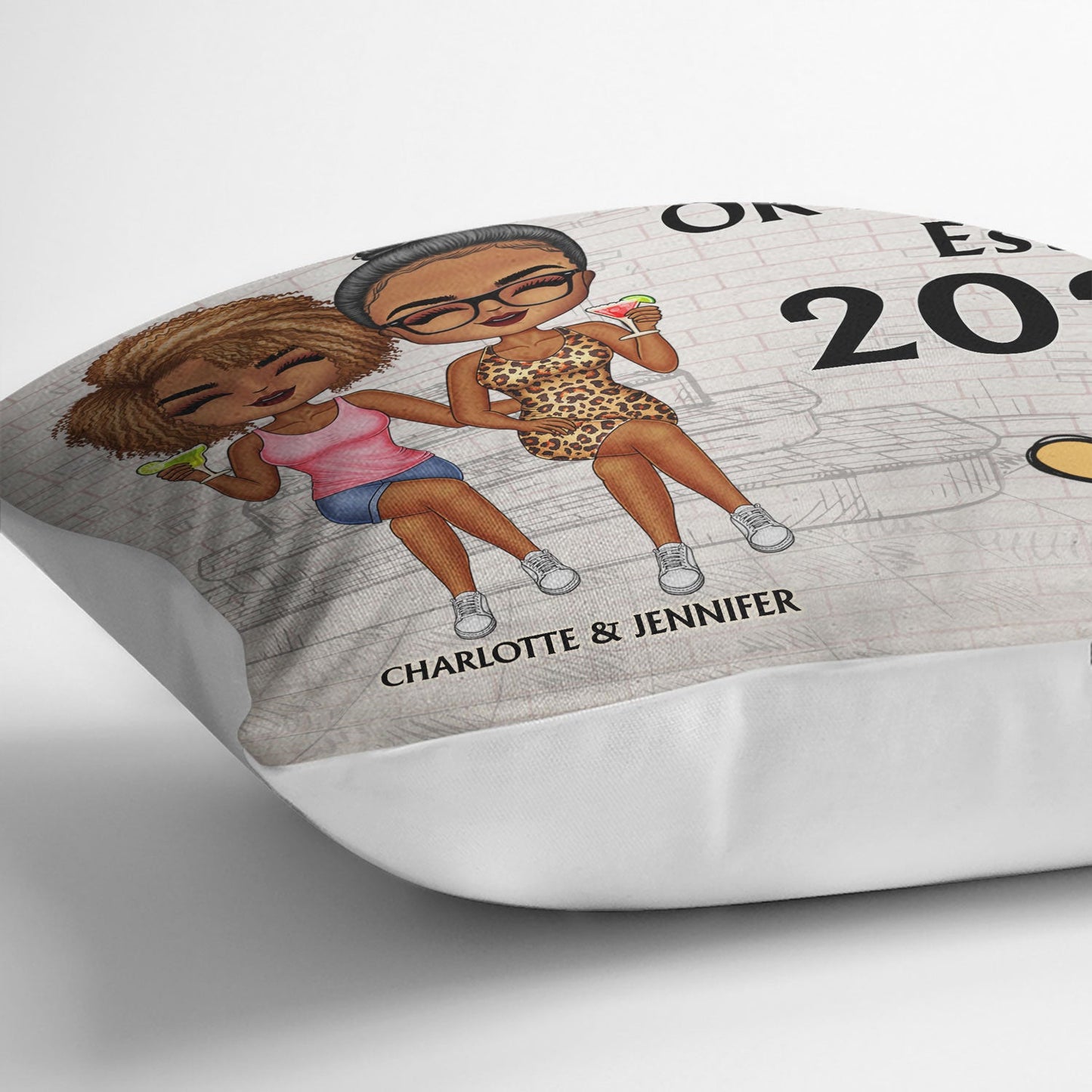 Together Since White Husband Wife - Gift For Couples - Personalized Custom Pillow