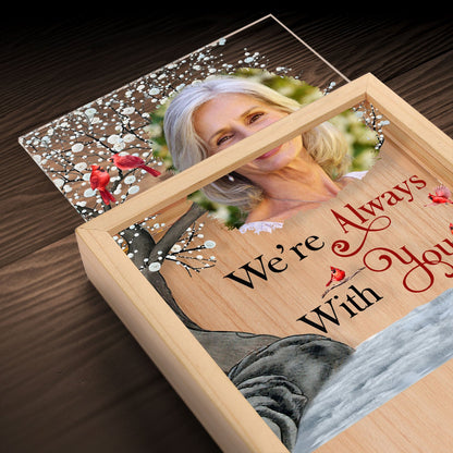 Custom Photo I'm Always With You - Memorial Gift For Family, Friends - Personalized Picture Frame Light Box