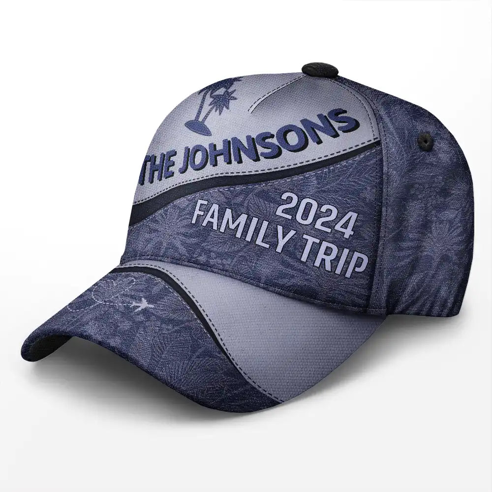 Oh Ship It's A Family Trip Summer Vacation - Personalized Classic Cap