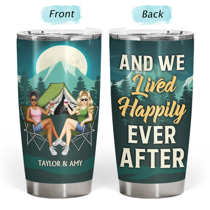 We're More Than Just Camping Partners - Birthday, Loving, Anniversary, Traveling Gift For Spouse, Husband, Wife, Couple - Personalized Tumbler