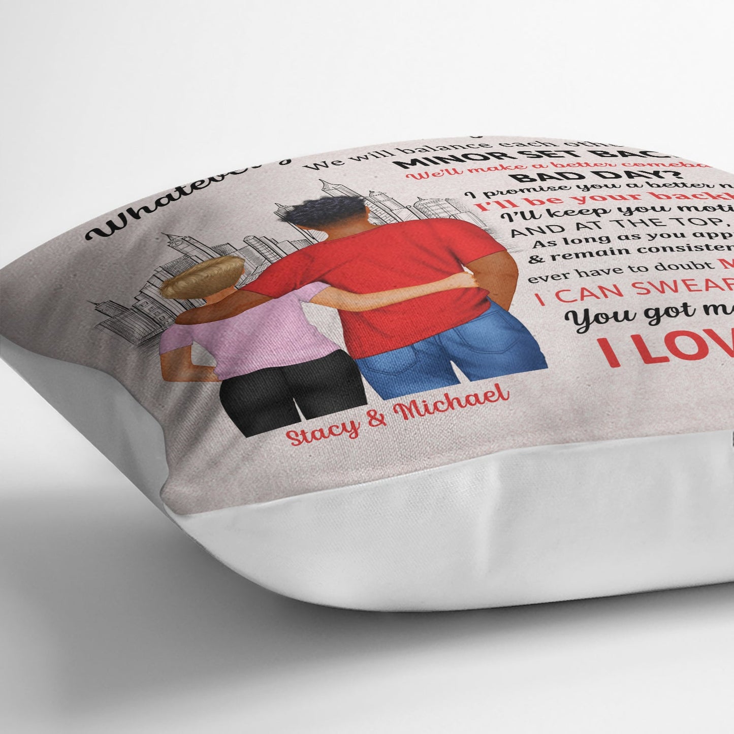 Back Couple The Day I Met You I Have Found The One - Birthday, Loving, Anniversary Gift For Spouse, Husband, Wife, Couple - Personalized Pillow