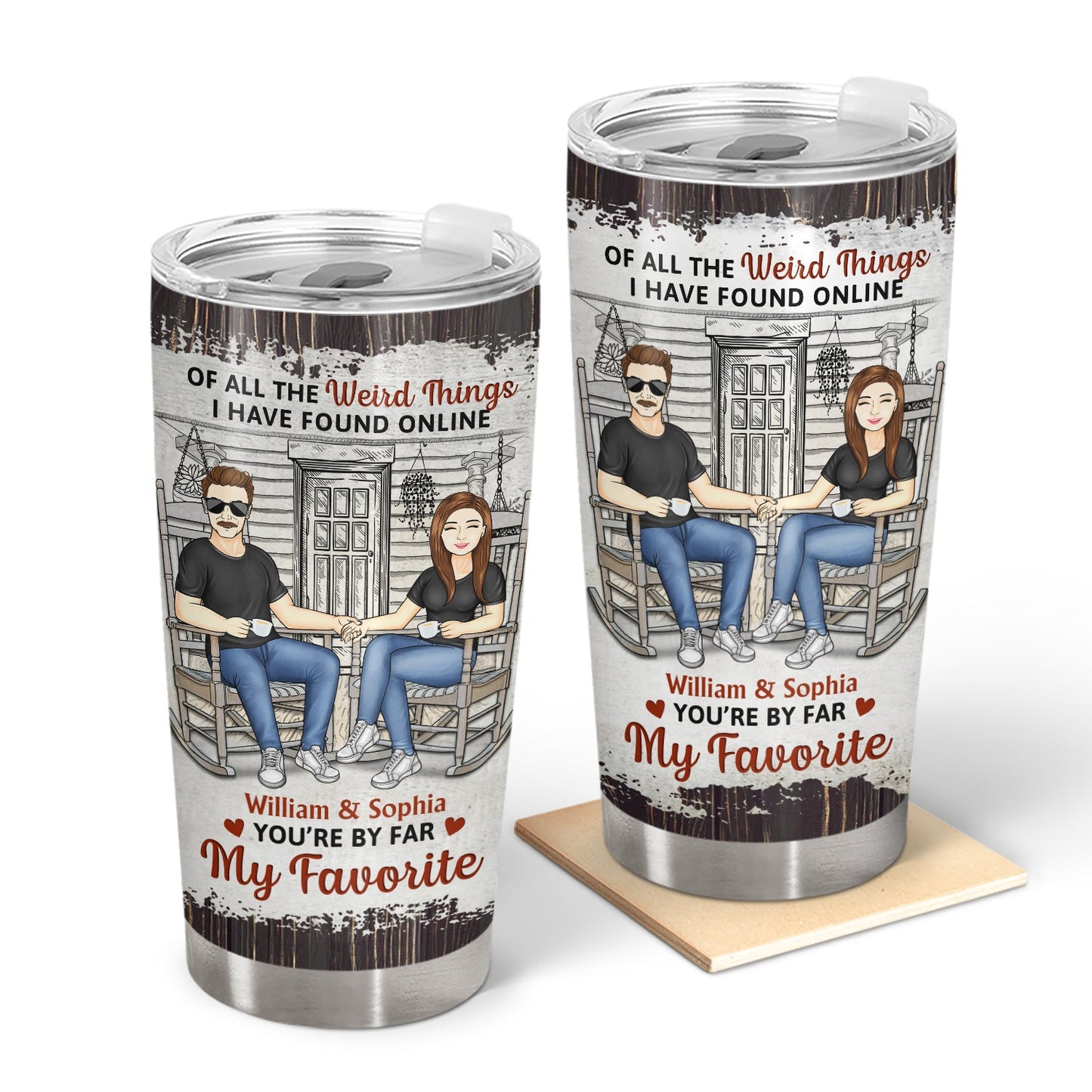 You Are By Far My Favorite - Gift For Couples - Personalized Tumbler