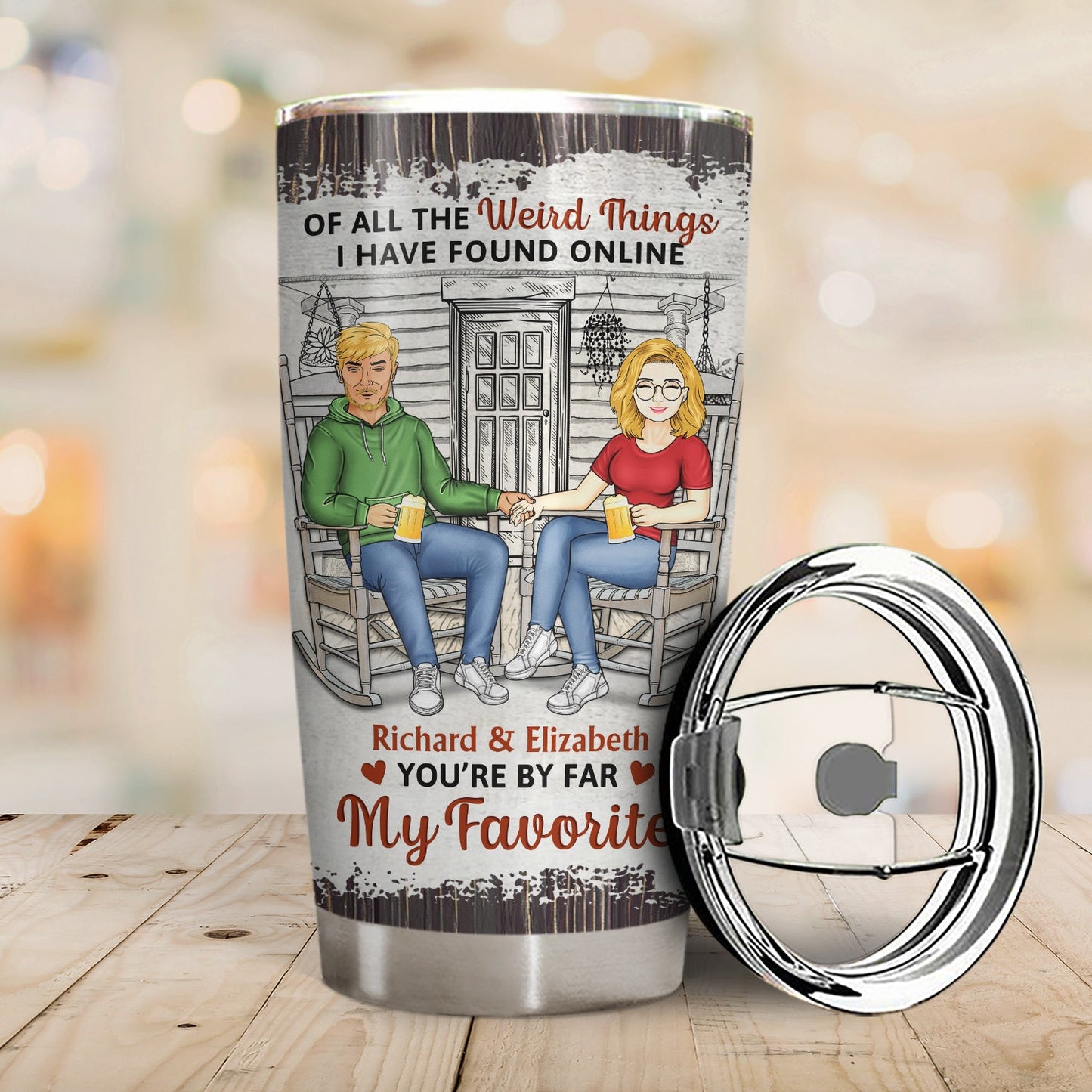 You Are By Far My Favorite - Gift For Couples - Personalized Tumbler