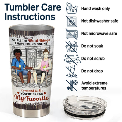 You Are By Far My Favorite - Gift For Couples - Personalized Tumbler