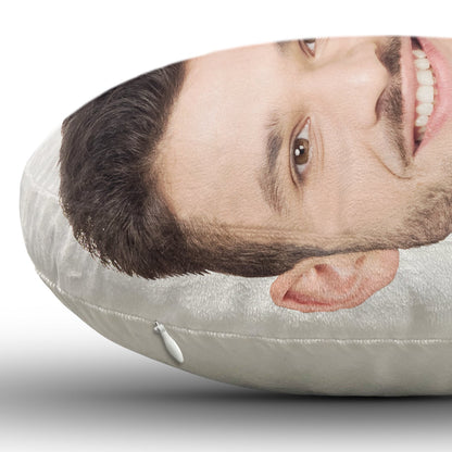 Custom Photo Funny Sketch Stick Couple - Gift For Your Lover, Husband & Wife - Personalized Custom Shaped Pillow