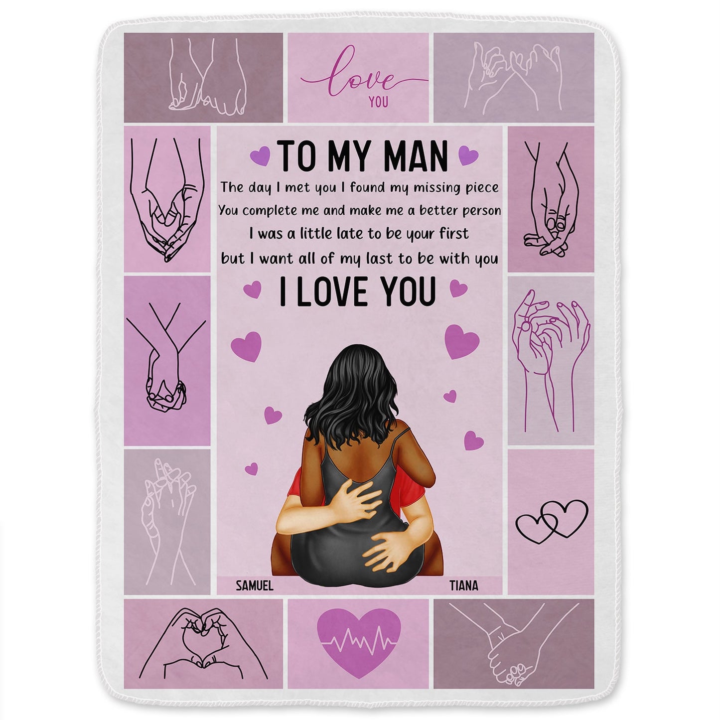 I Want All Of My Lasts To Be With You Couple Kissing - Loving, Anniversary Gift For Spouse, Husband, Wife - Personalized Fleece Blanket, Sherpa Blanket