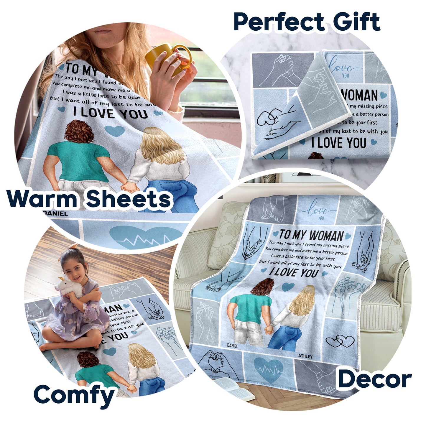 I Want All Of My Lasts To Be With You Couple Holding Hands - Loving, Anniversary Gift For Spouse, Husband, Wife - Personalized Fleece Blanket, Sherpa Blanket