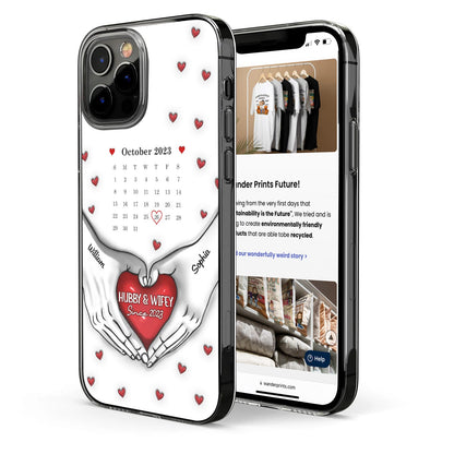Calendar You & Me We Got This - Gift For Couples - 3D Inflated Effect Printed Personalized Clear Phone Case