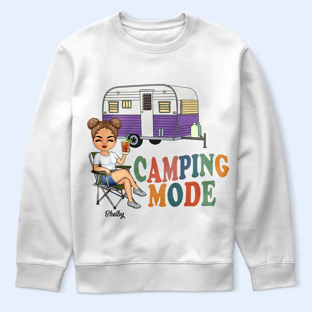 Camping Mode - Personalized T Shirt
