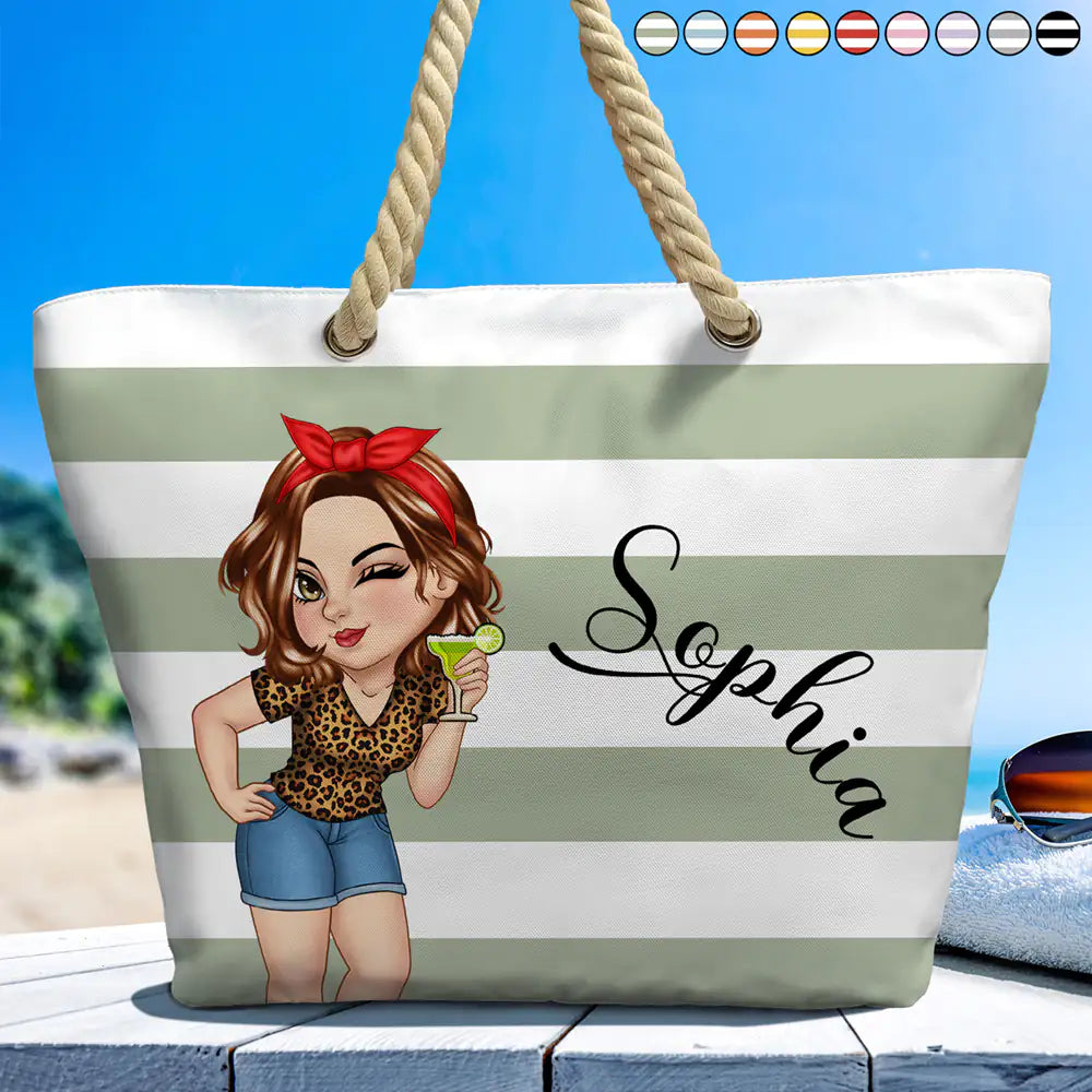 Summer Is Calling Beach Vacation - Personalized Beach Bag