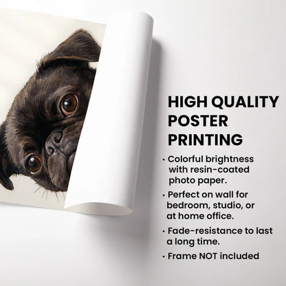 Custom Watercolor Portraits Using Pet Photo Personalized Poster, Gift for Dogs Cats Lovers, Pet Lover Gift