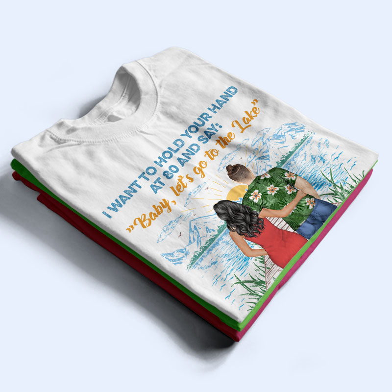 Lake Love Story Ours Is My Favorite - Gift For Couples - Personalized Custom T Shirt