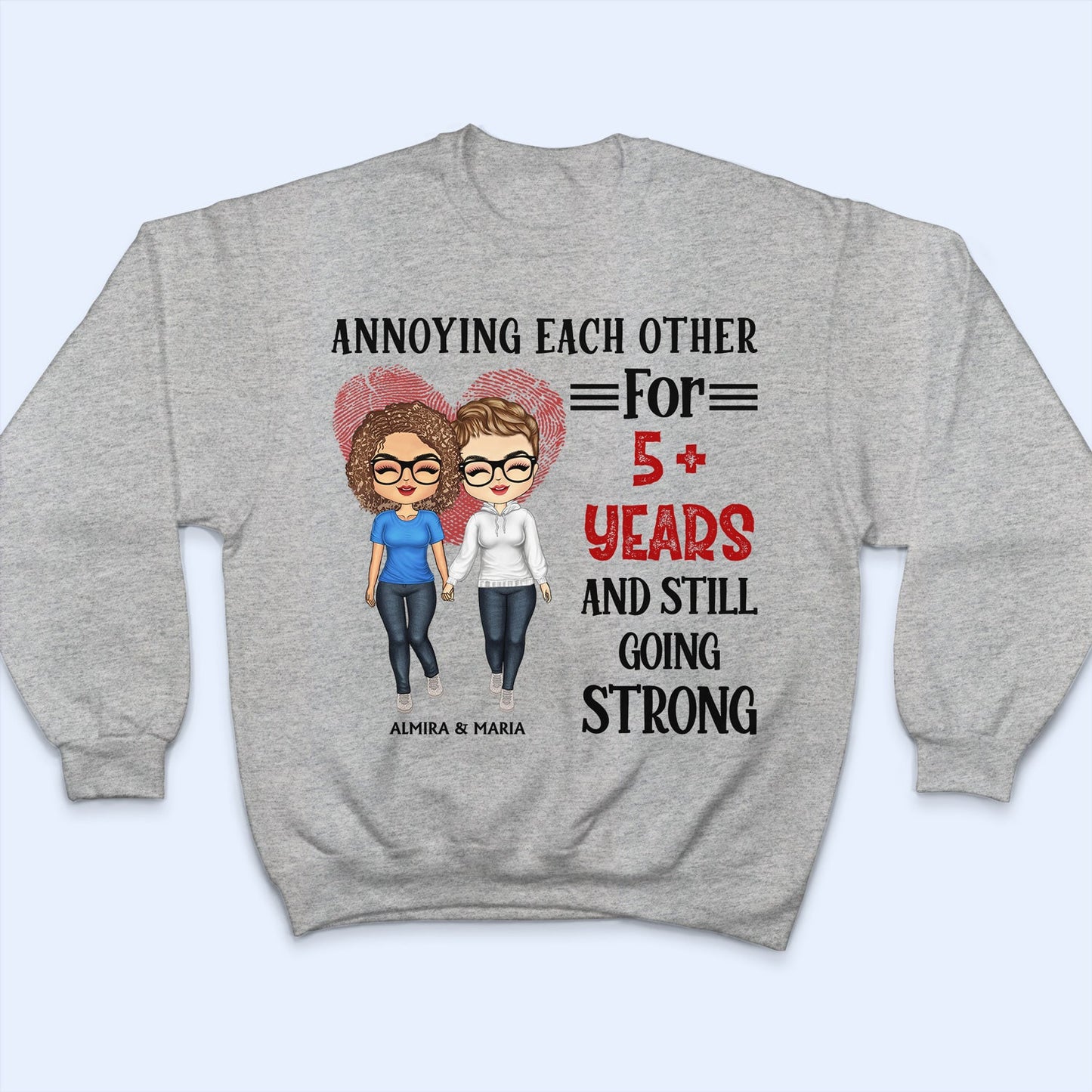 Family Old Couple Annoying Each Other For Years Husband & Wife - Gift For Couples - Personalized Custom T Shirt