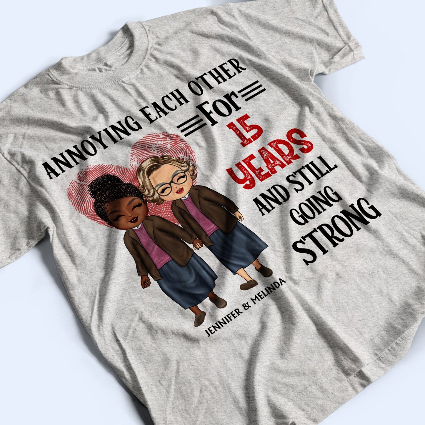 Family Old Couple Annoying Each Other For Years Husband & Wife - Gift For Couples - Personalized Custom T Shirt