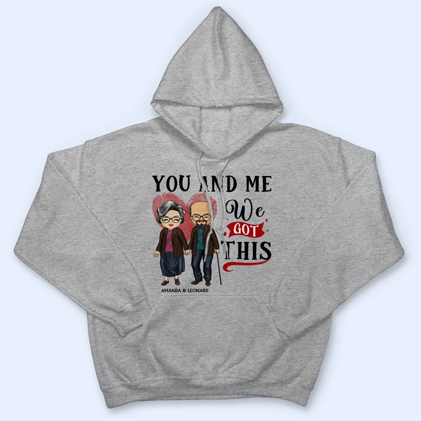 Family Chibi Couple No Returns Or Refunds Husband & Wife - Gift For Couples - Personalized Custom T Shirt