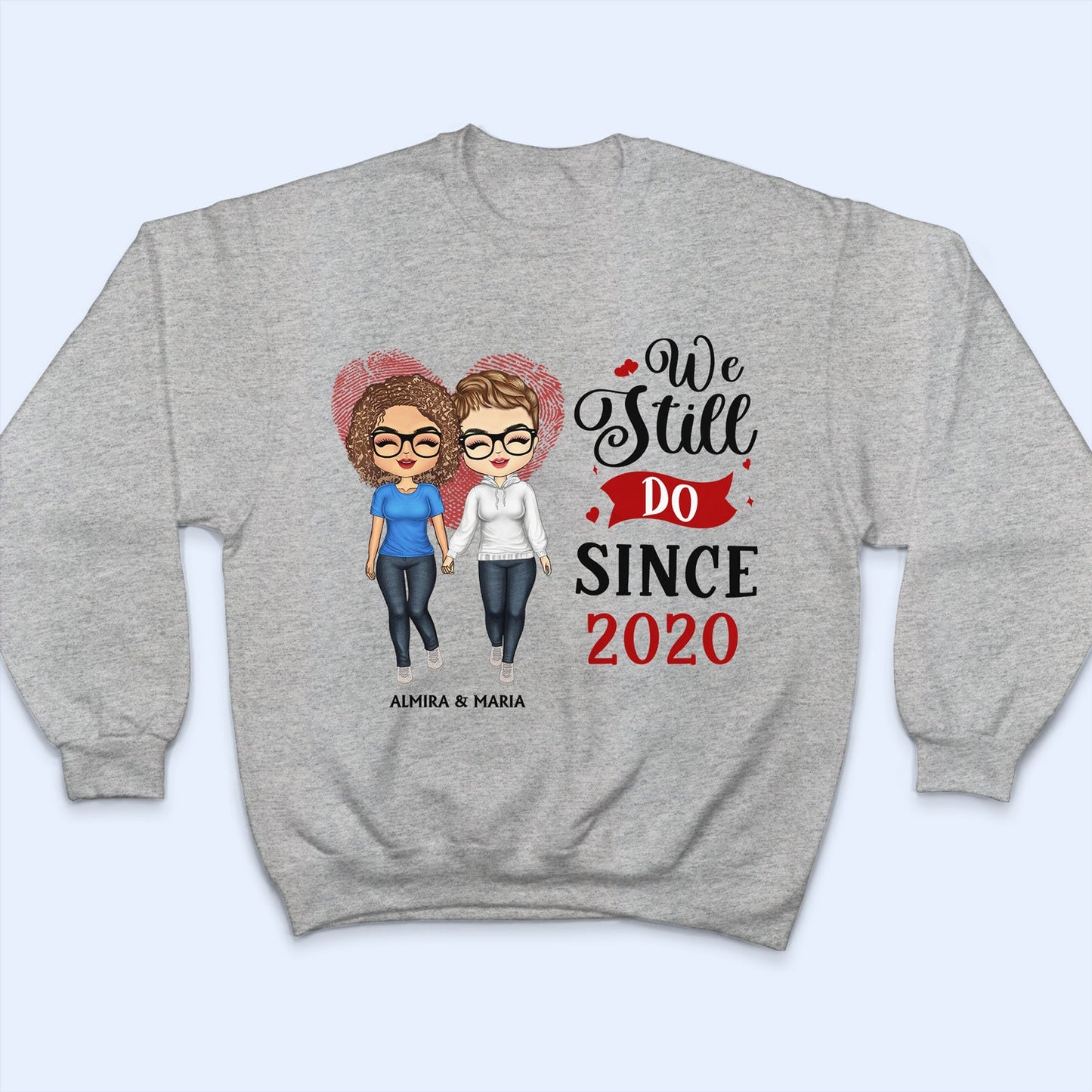 Family Chibi Couple No Returns Or Refunds Husband & Wife - Gift For Couples - Personalized Custom T Shirt