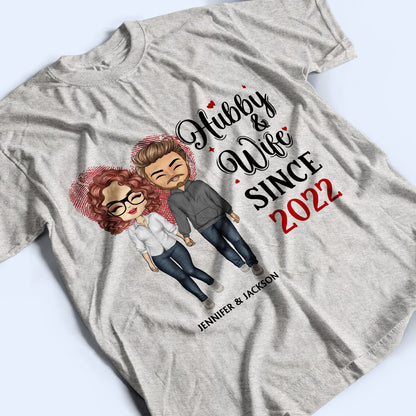 Family Chibi Couple No Returns Or Refunds Husband & Wife - Gift For Couples - Personalized Custom T Shirt