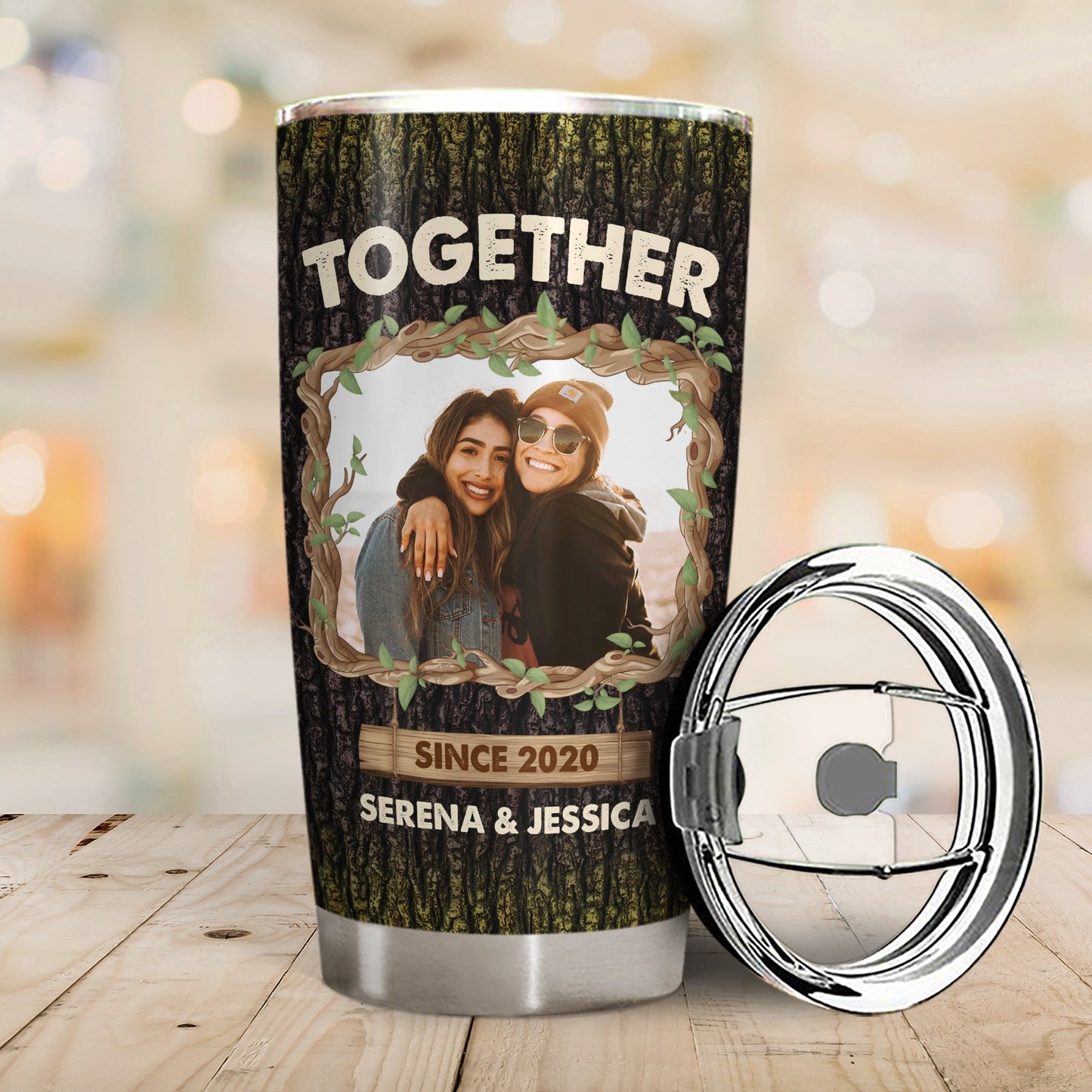 Custom Photo You‘re The Only One - Anniversary Gift For Wife, Husband, Girlfriend, Boyfriend - Personalized Custom Tumbler