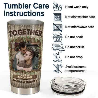 Custom Photo You‘re The Only One - Anniversary Gift For Wife, Husband, Girlfriend, Boyfriend - Personalized Custom Tumbler