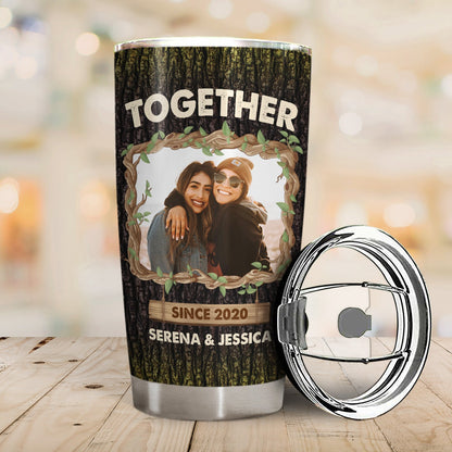 Custom Photo When I Say I Love You More I Love You The Most - Gift For Couple - Personalized Custom Tumbler