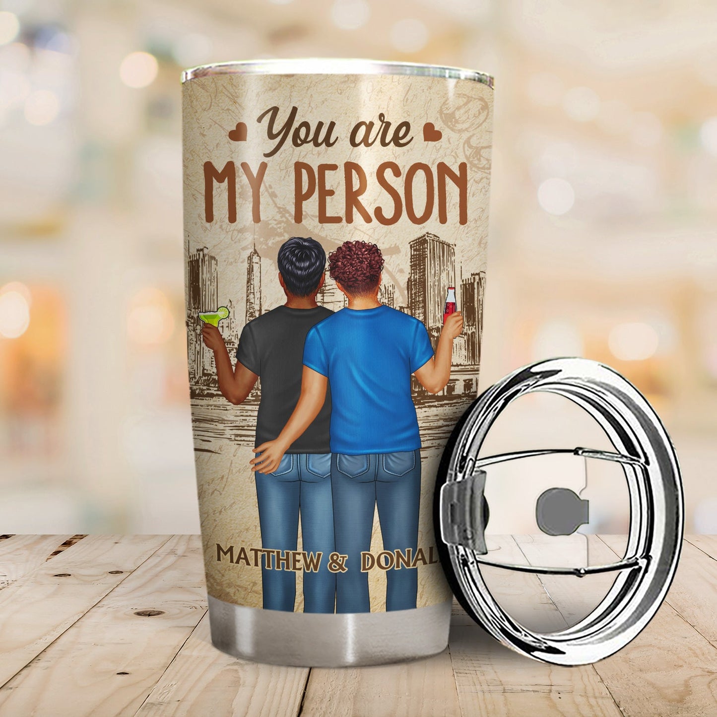 My Bum Would Be So Lonely, I Like You How I Like My Coffee - Birthday, Loving, Anniversary Gift For Spouse, Couple, Husband, Wife - Personalized Tumbler
