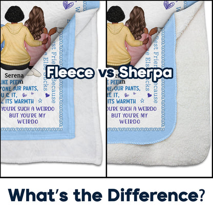 We'll Always Be Friends - Funny, Loving Gifts For Besties - Personalized Fleece Blanket