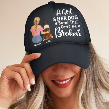 A Bond That Can't Be Broken - Gift For Dog Lovers, Dog Mom, Dog Dad - Personalized Classic Cap