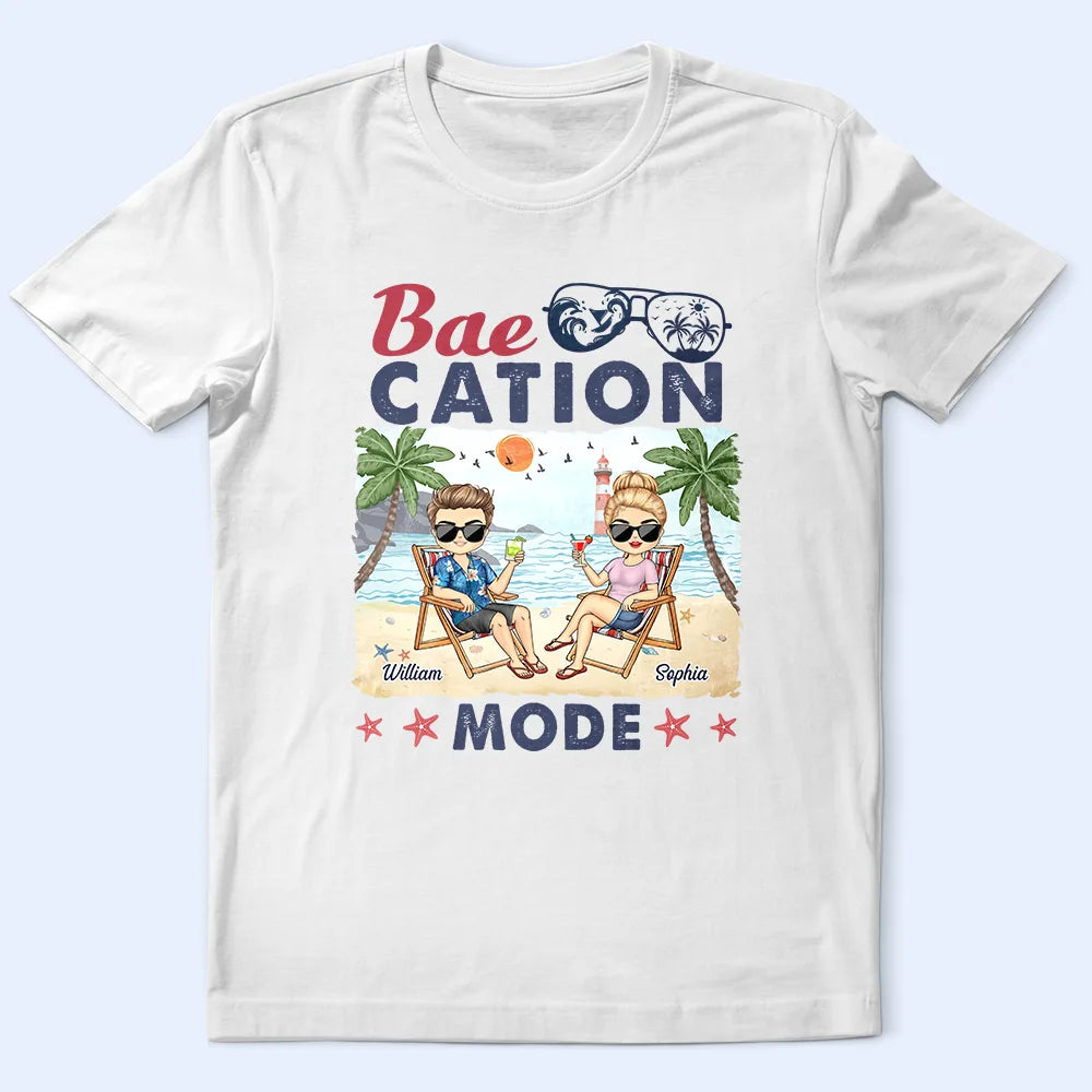 Baecation Mode - Personalized T Shirt