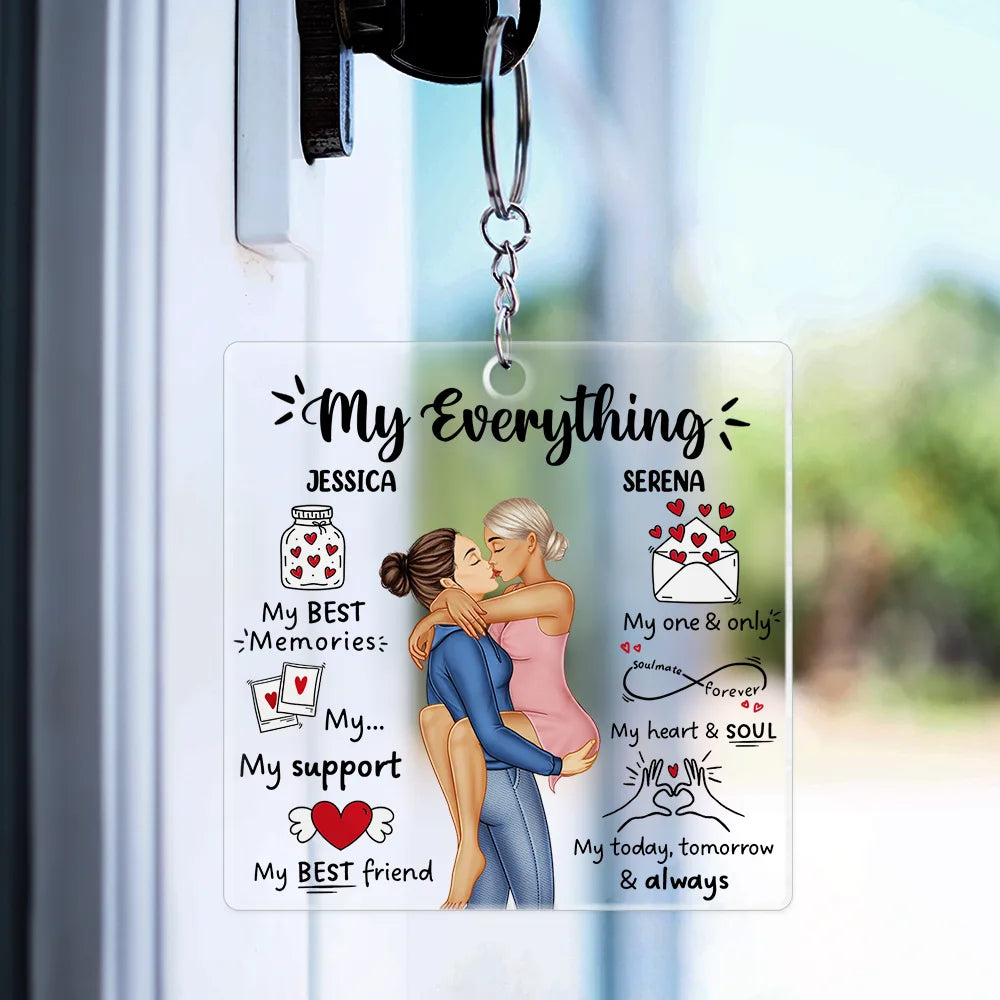 My Everything My Best Friend - Personalized Acrylic Keychain