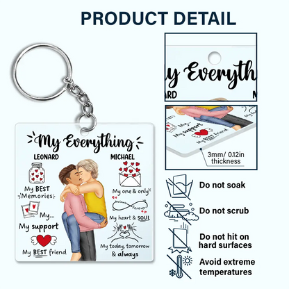 My Everything My Best Friend - Personalized Acrylic Keychain