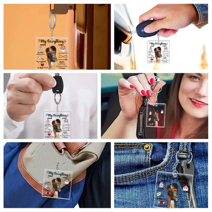 My Everything My Best Friend - Personalized Acrylic Keychain