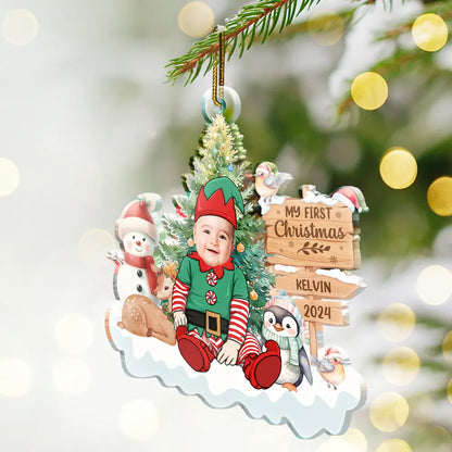 Custom Photo Our Greatest Gift - Personalized Custom Shaped Acrylic Ornament